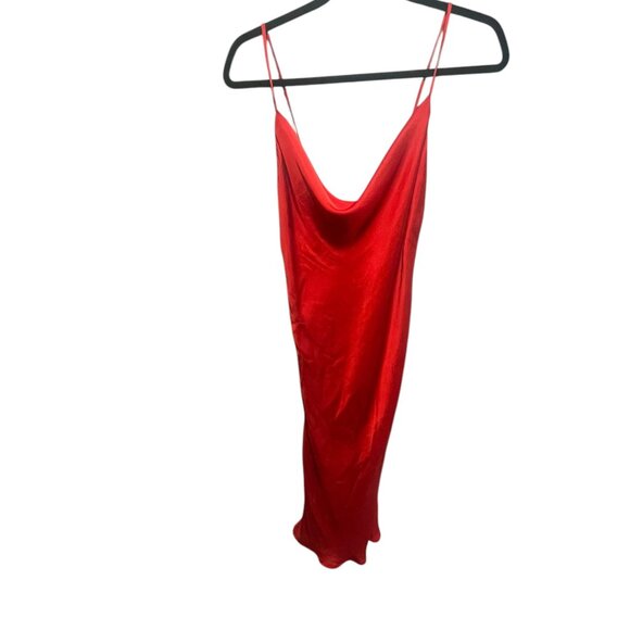 Bardot Red Midi Dress - Picture 7 of 7